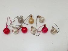 Antique Christmas Tree Glass  Decoration Bauble Antique Miniature x 9 2cm