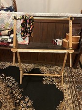 Elbesee Wooden Tapestry Cross Stitch Stand Frame And Grime Guard 27 Inch