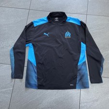 Puma 2019-2020 Olympique Marseille Training Quarter Zip Jacket Navy Size XL