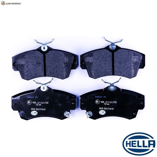 Brake pad set disc - pad, 8db