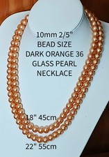 GLASS PEARL NECKLACE HANDMADE