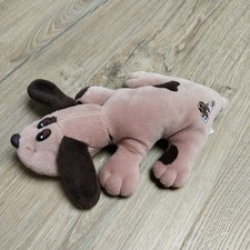 POUND PUPPIES Plush NEWBORN Vintage 9" Brown Dog (Hornby 1984)