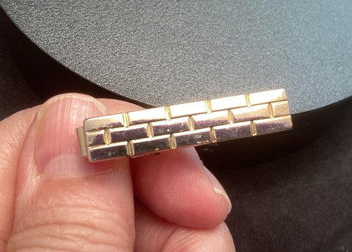 Vintage tie clip - clip, tone