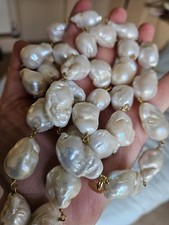 Large white lustrous Baroque