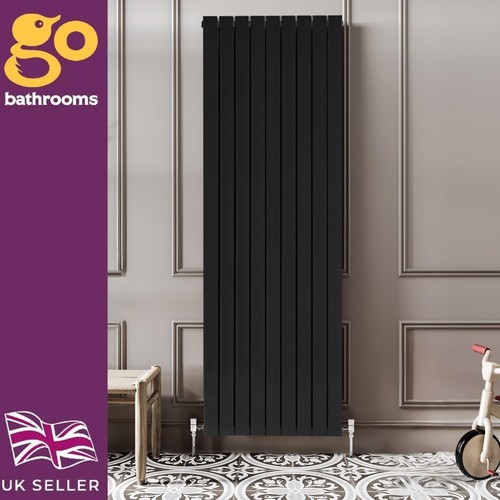 Matt black vertical - matt,