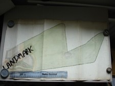 Antique Coloured Hall & Garden Plan NESS STRANGE Shrewsbury Rowland Edwards