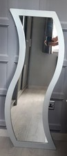 MORRIS MIRRORS Modern Wavy Style Full Length Mirror, H120cm  x W50cm