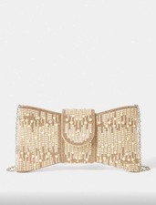 Women's Pearl Beaded Evening