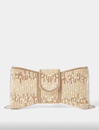 Women pearl beaded - beaded, evening