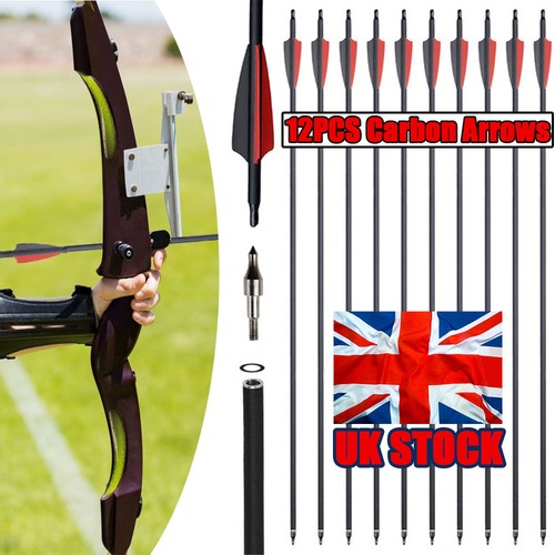 12x archery carbon arrows - 12x,