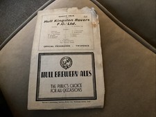 Hull KR v Bradford Northern RL programme 2/10/48