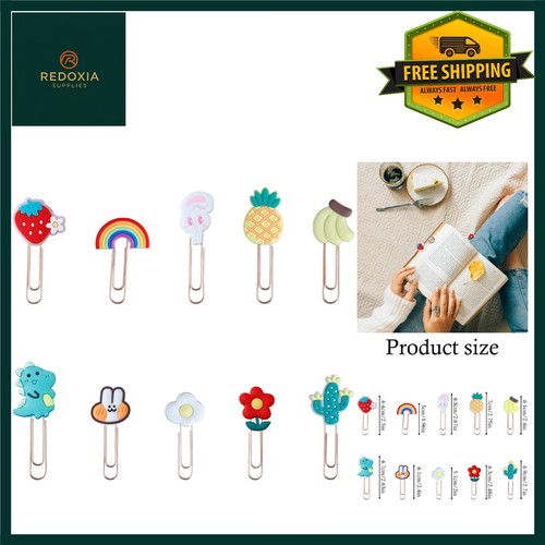 Charming coloured paper clips - paper,