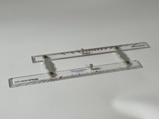 Vintage Clear Parallel Ruler Plastic Perspex Force 4 Chandlery Made In England