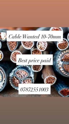 Scrap copper cable wanted - copper,