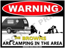 Personalized Camping Sign -