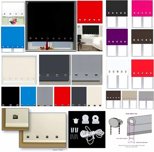 Roller blind square eyelet - blind,