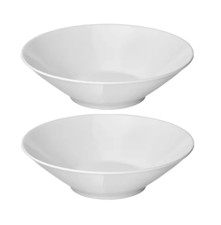 2x White stylish Porcelain