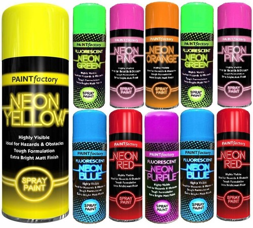 Fluorescent bright neon spray - fluorescent,