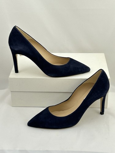 Bennett floret navy suede - navy,