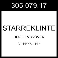 IKEA STARREKLINTE Rug Flatwoven Natural/light Green  3 ' 11"x5 ' 11 " 305.079.17