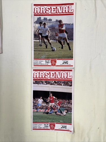 Arsenal match day - arsenal, programmes