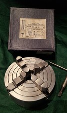 Myford Toolmex 4 jaw independent lathe chuck for Super 7 & ML7 slim lightweight