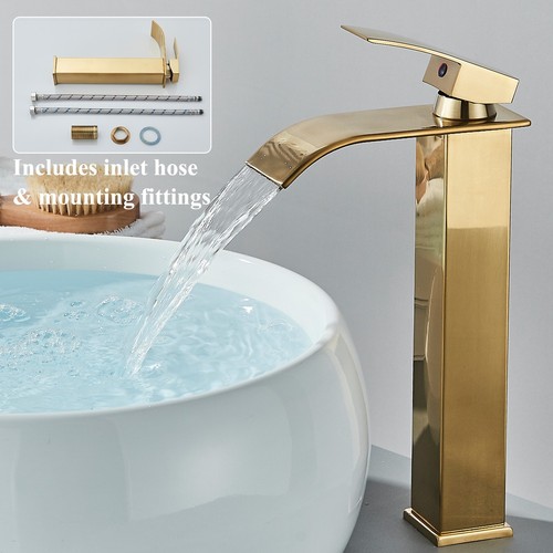 Brushed gold tall - brushed,