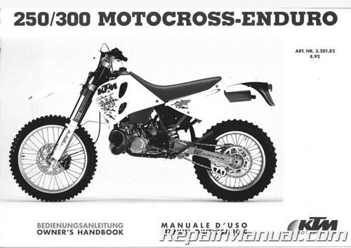 1993 ktm 250 300 motocross - 300,