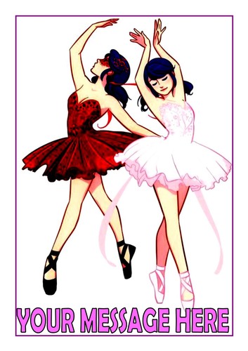 Dance ballerina design - /, a4