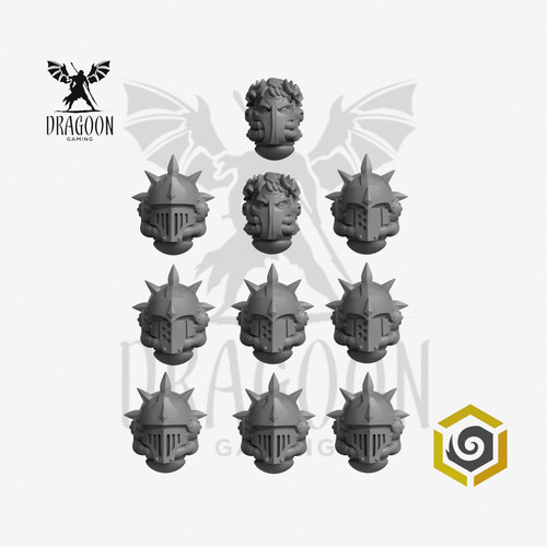 Crimson lords sanguine helmets - crimson,