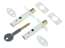 Yale Locks Pm444 Door Security Bolts White Finish Visi Of 2 YALP2PM444WE