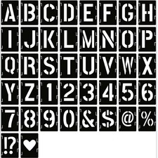 2/3/4/5inch Letter Stencils