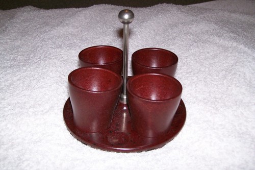 Bakelite egg cup - , set