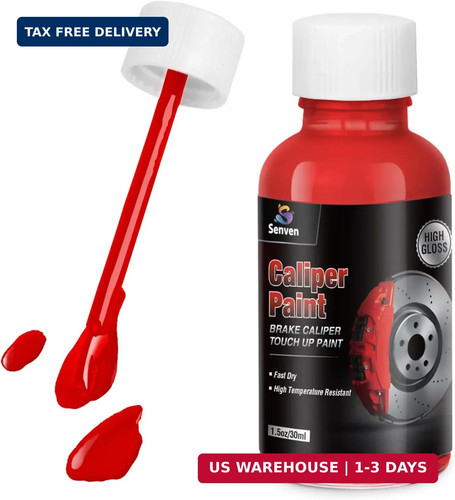 Red caliper paint brake - red,
