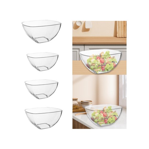 Salad bowl clear - salad, acrylic