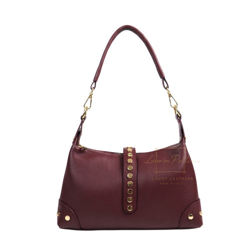 Genuine leather shoulder bag - leather,