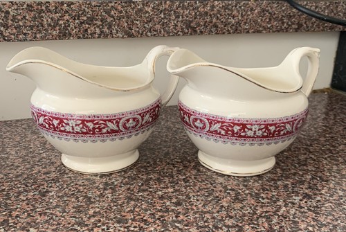 Pair vintage wedgwood gravy - vintage,