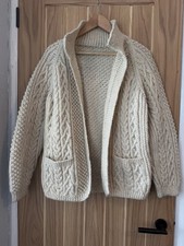 Vintage Hand Knitted Aran