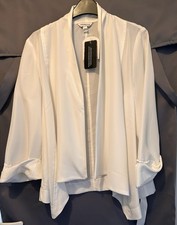 Chiffon Waterfall Front Jacket