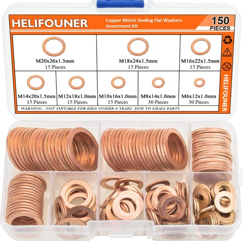 Helifouner copper washers - copper,
