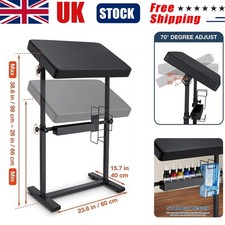 Large Panel Tattoo Rest Full Armrest Tattoo Stand Adjustable Height With Rack 