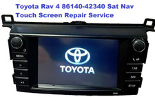 Toyota Rav 4 86140-42340 Sat Nav Touch Screen Repair Service