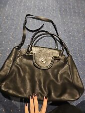 Whistles Large Black Leather Bag. VGC.