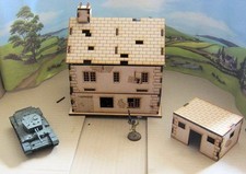 28mm Abandoned house Laser Cut