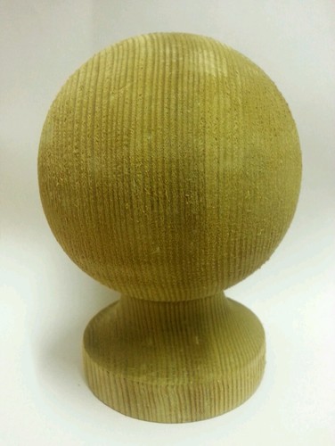 Treated wooden ball - wooden,