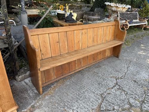 Victorian pew 215 long - victorian,