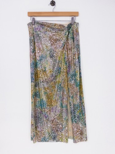 Zara sequin midi skirt size - skirt, m
