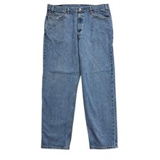 Levis 550 Jeans W40 L32 Mens Light Blue Relaxed Straight Fit Vintage Denim