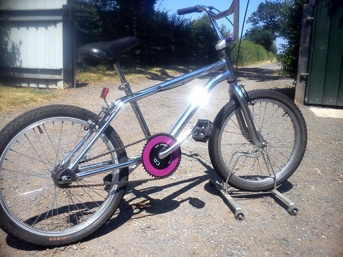 Bmx old school chrome - bmx,