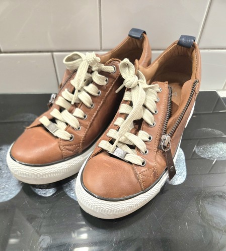 Ladies moda pelle - in, tan